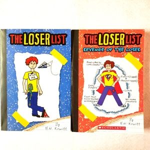 The Loser List by Scholastic 2 Book Set Ages 10-13